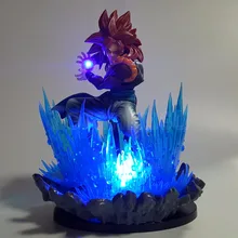 Dragon Ball Z фигурку Сон Гоку Супер Saiyan 4 Мощность эффект рок База DIY светодиодный свет комплект DBZ gogeta гоку Вегета модель diy189