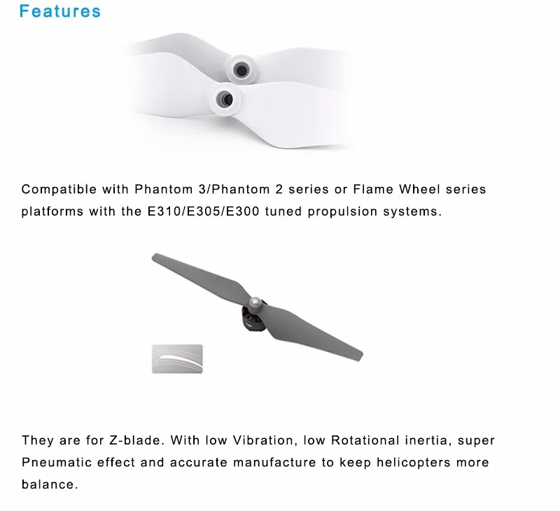 9450 DJI Phantom 3 Propeller Carbon Fiber Reinforced Self Tightening Composite Hub Black With Yellow Sliver Strips