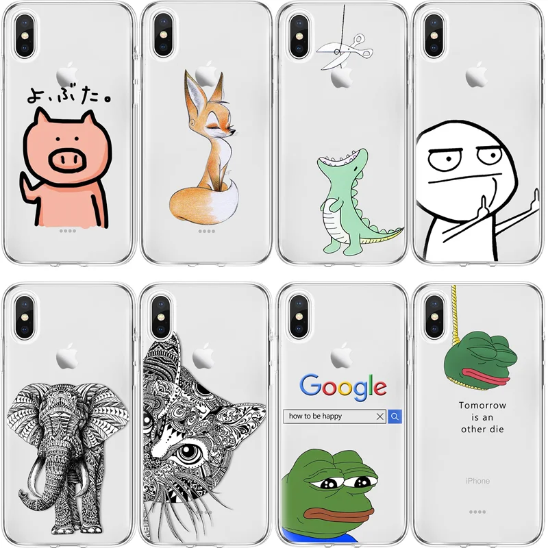 

Clear Capa For iPhone X 4 4S 5 5S 5C SE 6 S 6S 7 8 Plus For Huawei P8 P9 P10 P20 Honor 7A Pro Mate 10 Lite 2017 P Smart TPU Case