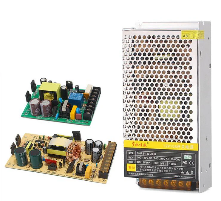 

3A 10A 15A 30A 50A 220V to 12V LED Switching Power Supply Regulated DC Light Box Monitoring Power Supply Switching Power Supply