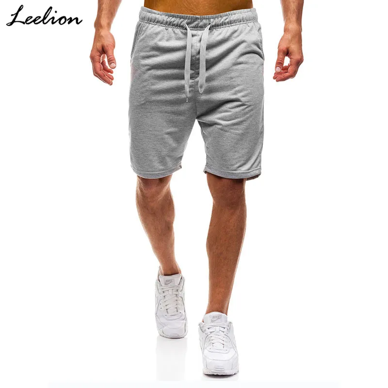 IceLion новые летние мужские шорты большого размера однотонная мужская одежда бермуды Masculina трикотажные фитнес трикотажные повседневные мужские шорты