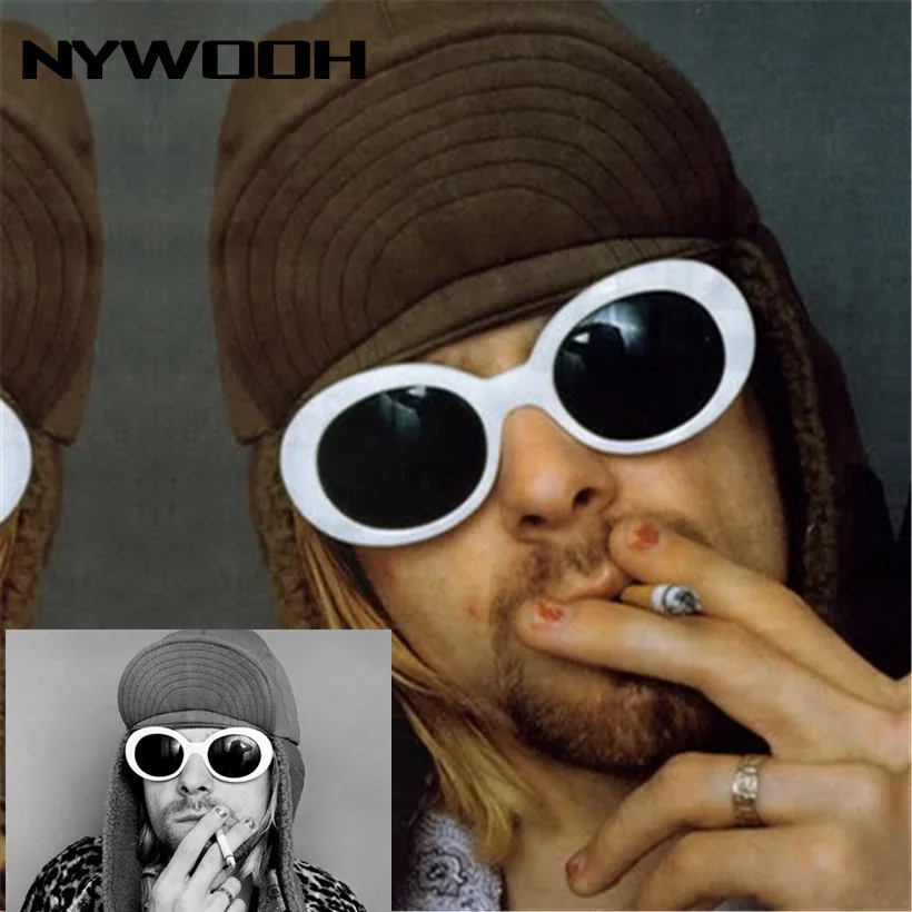 Солнцезащитные очки NYWOOH в стиле Курта Кобейна|Мужские солнцезащитные очки| |