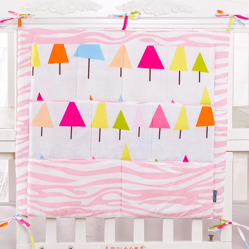 

2016 Crib Organizer Toy Diaper Pocket for Crib Bedding Set Baby bed hanging bag Cot Organizer Bed Hanging Storage Bag Newborn