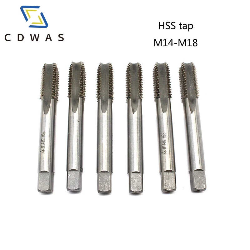 

1PC HSS tap M14/M16/M18 machine tap straight fluted tap hand tools Screw tap