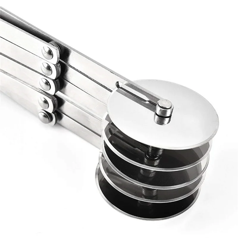 3/5/7 Wheels Cutter Dough Divider Side Pasta Knife Flexible Roller Blade Pizza Pastry Peeler Stainless Steel Bakeware Tools 35 3/5/7 Wheels Cutter Dough Divider Side Pasta Knife Flexible Roller Blade Pizza Pastry Peeler Stainless Steel Bakeware Tools 35