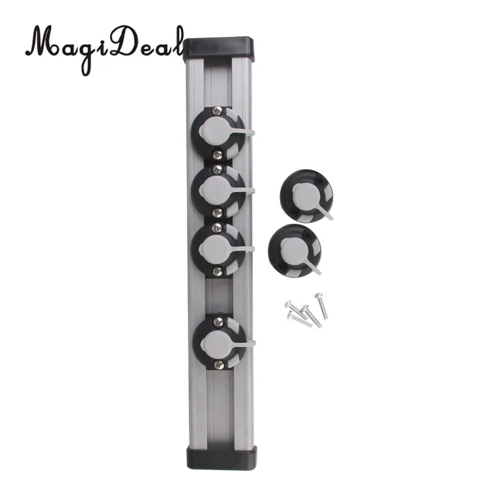 MagiDeal Durable Marine 20 Inch AlumInum Alloy Mounting Track for Canoeing Kayak Inflatable Fishing Boat Dinghy Replacement Acce