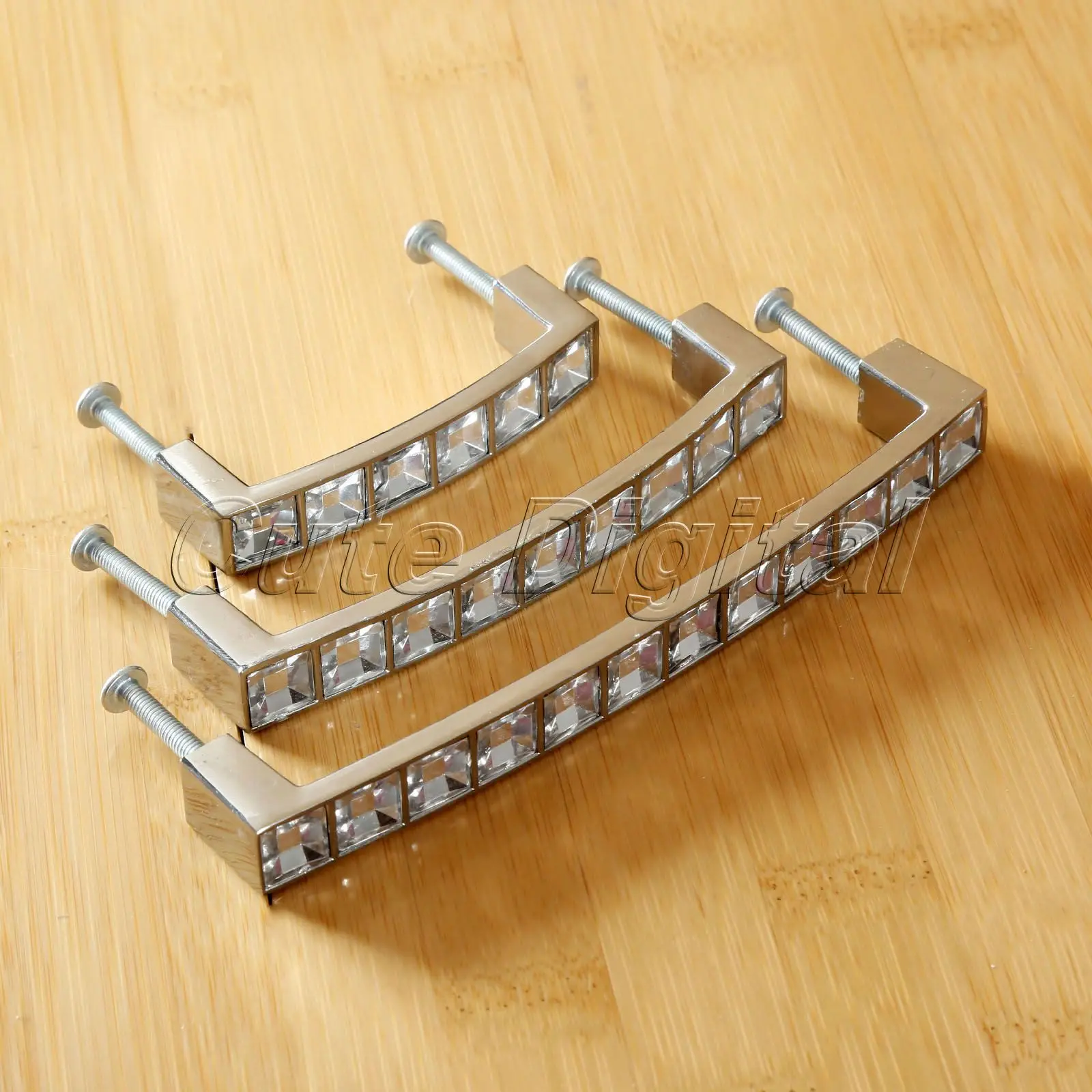 Buy Diamond Crystal Door Knobs and Handles Wardrobe Cupboard Kitchen