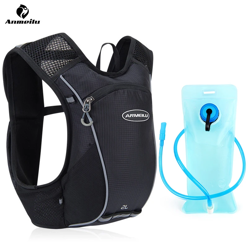 

Lightweight 5L Running Bag Hydration Backpack Marathon Hydration Vest Pack 1L Water Bag Cycling Bag Sport Backpack, No Water Bag