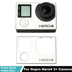 Hero4 лицевой панели кузова спереди Панель для Go pro Hero 4 3 + Камера спереди доска крышка рама двери для Gopro Hero 4 3 + запчасти