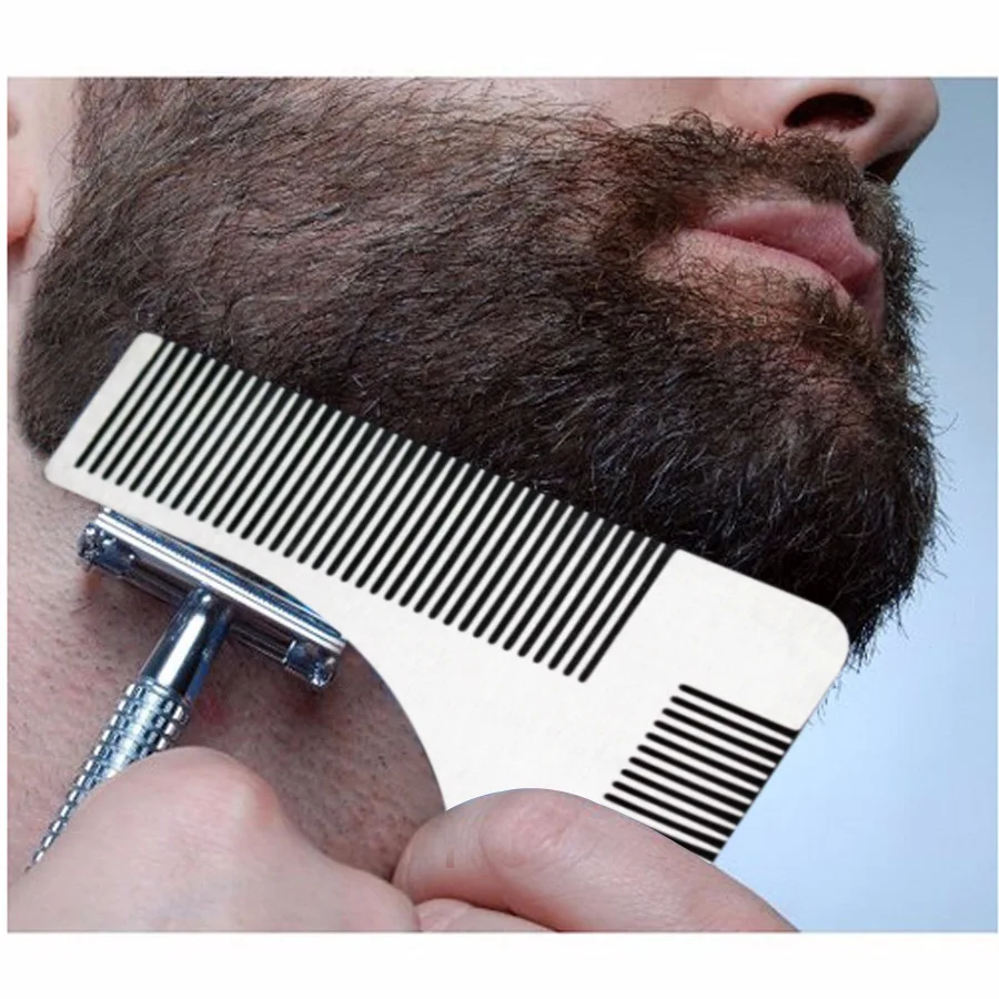 Beard Shaping Tool Comb for Shaving Symmetric Beards Shaper, Styling
