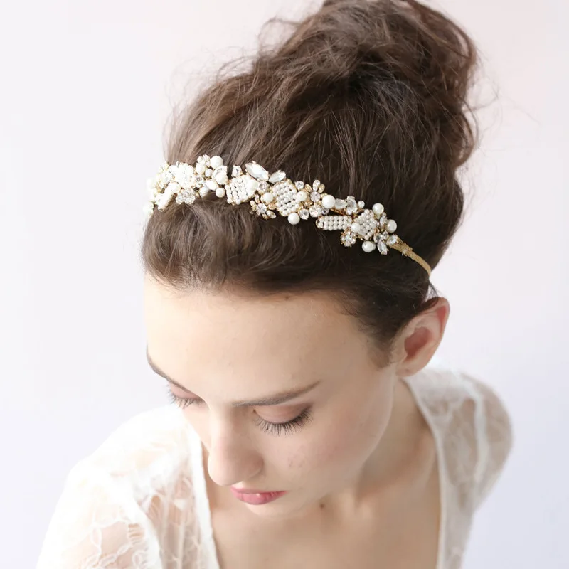 

Fashion Crystal Twigs Handmade Hair Accessory Quality Bride Accessories Hair Jewelry Tiara 21cm-50cm