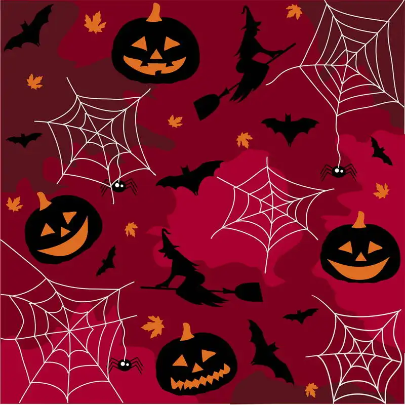 

Rose Pink Pumpkin Backdrops for Halloween Black Bat White Web Photo Background for Photo Studio 3x5ft