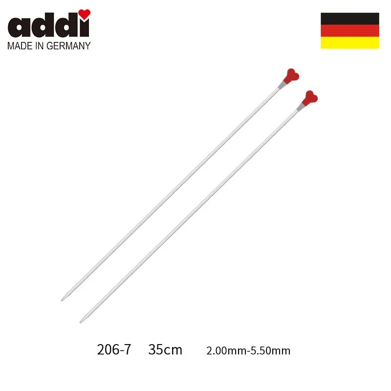 

addi 35cm Straight Single Point Knitting Needles 206-7
