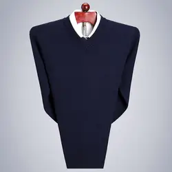 Мужской Повседневный свитер водолазка чистый цвет куриное сердце воротник база толстый свитер P-229