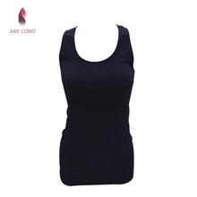 SAN.COMO D662 Women Camis Breathable Sleeveless Tanks Tops Vest Casual Wear Fitness Summer Camisoles