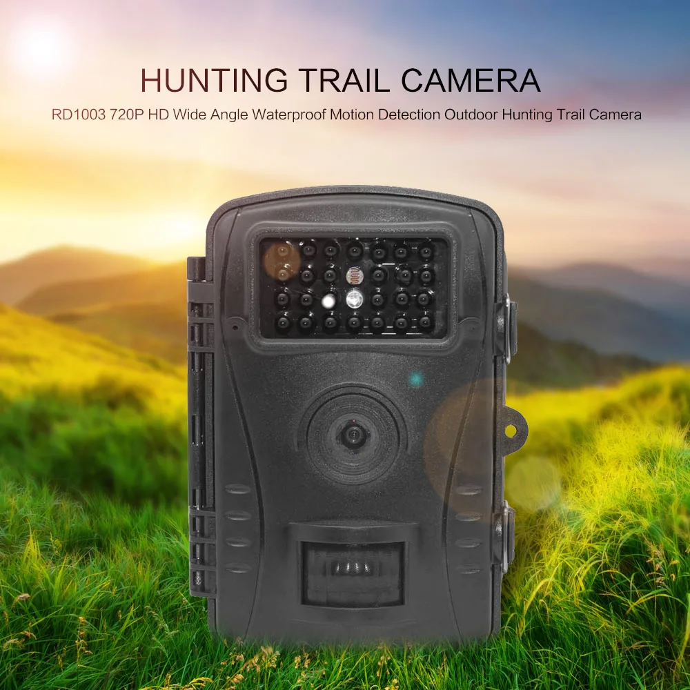 

RD1003 720P HD Wide Angle Waterproof Motion Detection Hunting Camera Control Scouting Infrared Wildlife Trail Hunting Camera