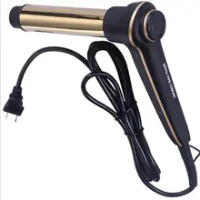 Электрический волшебный инструмент для укладки волос, ролик для завивки, предотвращение ожогов, Т-образная форма, щипцы для завивки волос, сухое и влажное использование