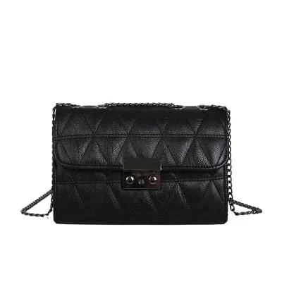 

2019 new trend women handbags, fashion simple flap, retro Korean version shoulder bag, chain woman messenger bag,louie bag