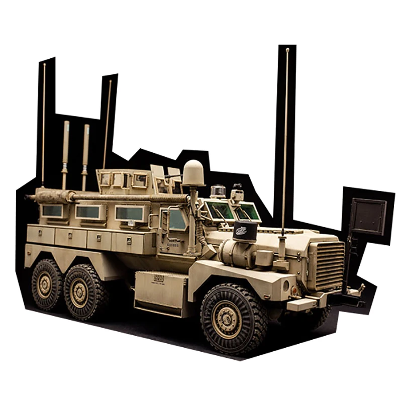 SS-005 1/35 US Cougar Mrap американские 6X6 колесные бронированные машины модели строительные наборы Модель игрушки