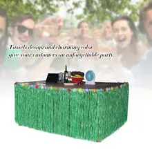 276x75 см красочная цветочная летняя Праздничная скатерть для украшения пляжного сада