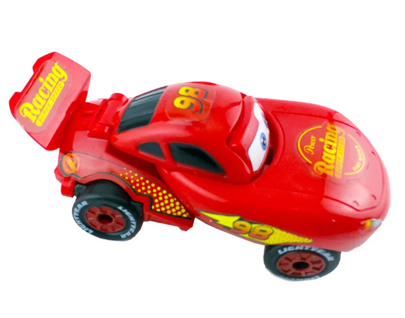 1 шт. disney Pixar Cars 2 3 Lightning McQueen экзотический детский гоночный автомобиль мальчик Рождественский подарок модель автомобиля деформированная игрушка яйцо подарок