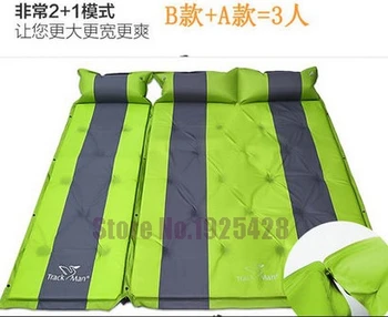 

3 person automatic inflatable mattress self inflating moisture-proof pad outdoor camping tent BBQ cushion fishing beach mat