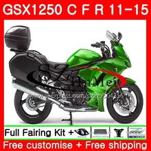 Обтекатель для SUZUKI Bandit GSX1250F GSX1250FA GSX1250 C 11, 12, 13, 14, 15, 104SH. 2 зеленый GSXF1250 GSX1250C 2011 2012 2013