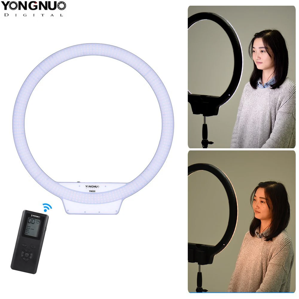 Светодиодная лампа для видеосъемки YONGNUO светодиодный пульт дистанционного управления для YN300 YN300III YN600L YN900L YN1200 YN308 YN608 YN608RGB портрета живого видео селфи включение освещения