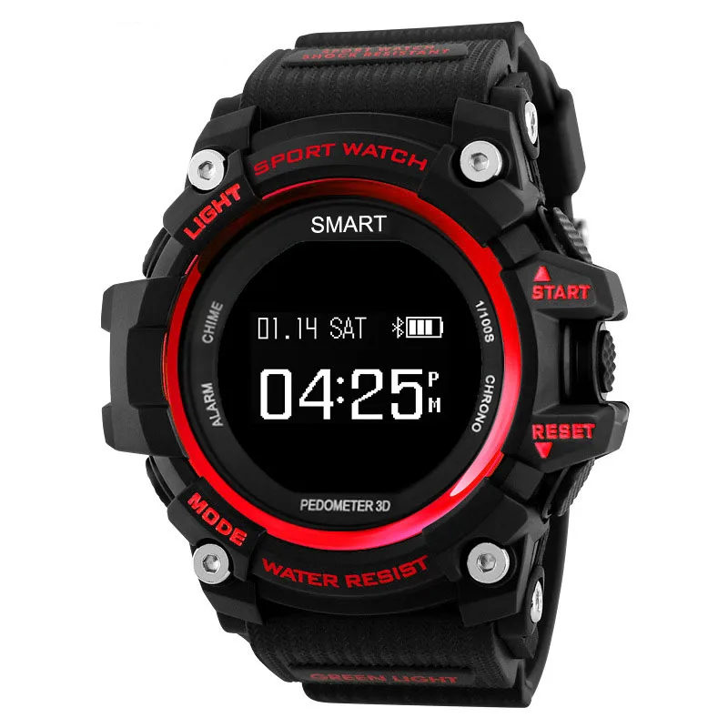 

696 T1 Smart Sport Watch OLED Display Heart Rate Monitor IP68 Waterproof Push Call