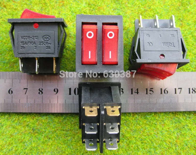 SW09 Miniature Rocker Switches With Light ON OFFin Model Building Kits