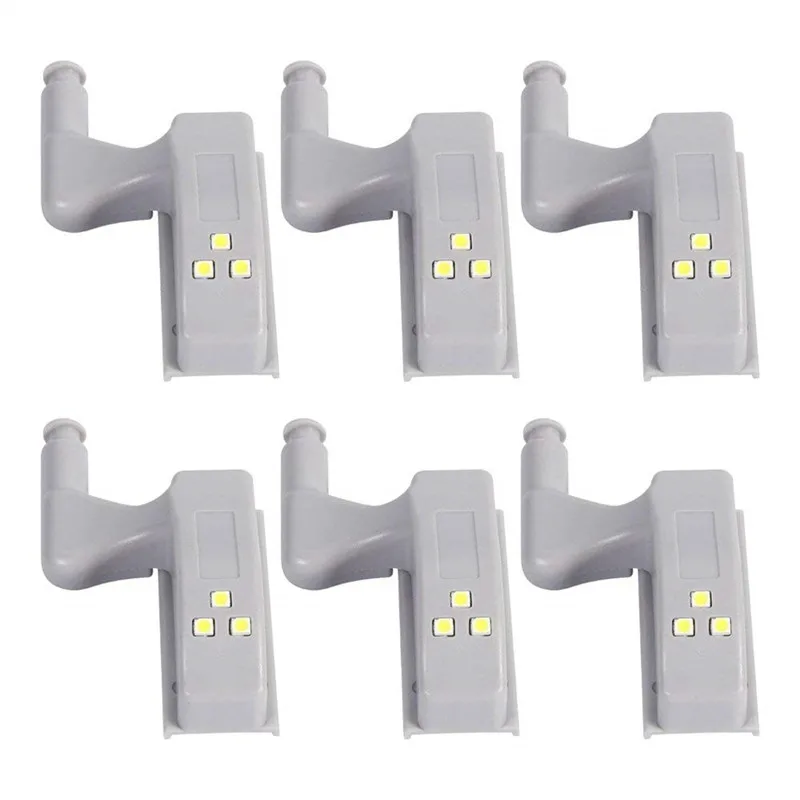 

10pcs Bedroom Wardrobe Kitchen Cabinet LED Light Motion Sensor Inner Hinge Cooked Cupboard Closet Kitchen Cabinet Night light