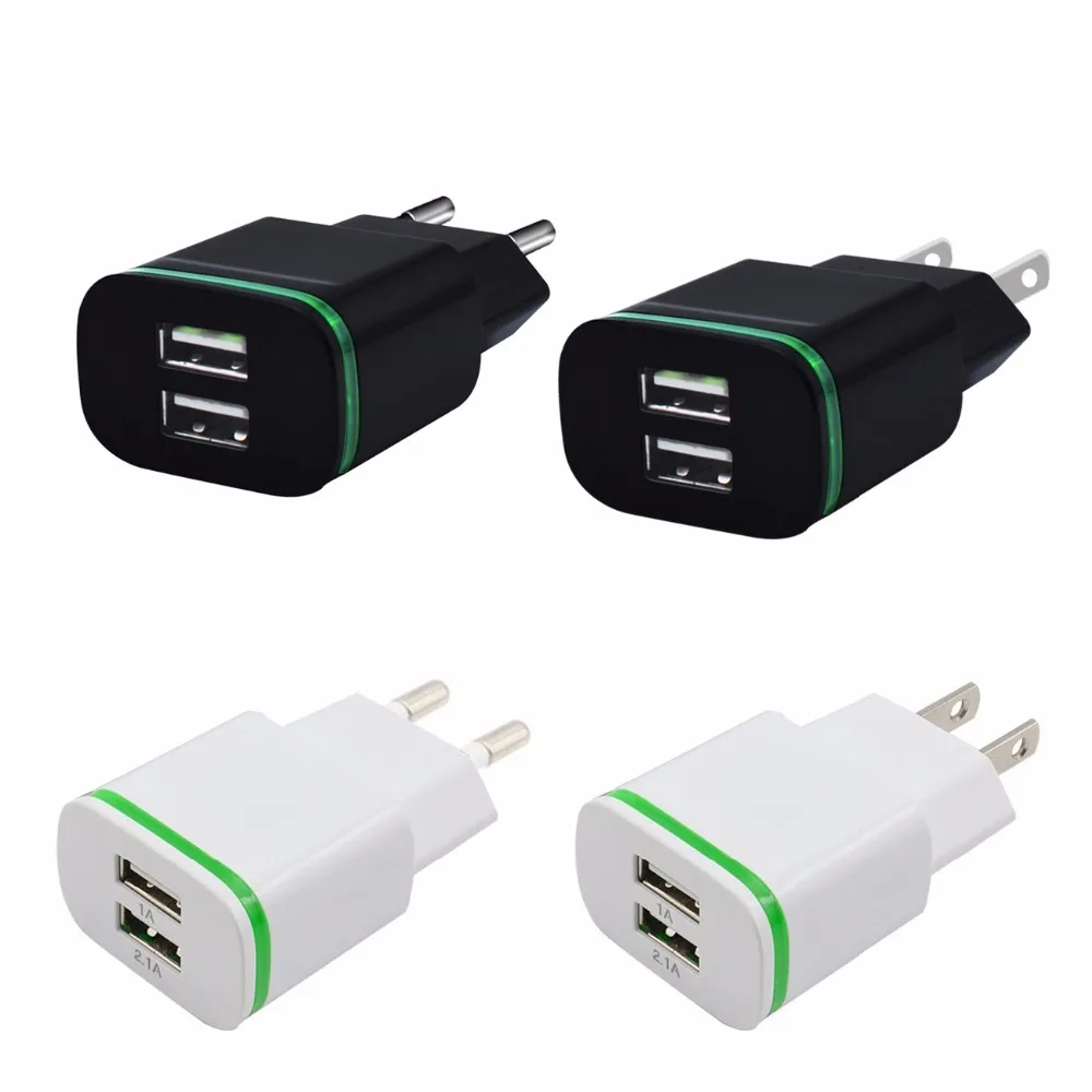 WGX 5V 2.1A USB зарядное устройство для iPhone X 8 7 iPad Air быстрое настенное EU адаптер Samsung gs9