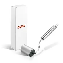 BESTOMZ 1 шт. из нержавеющей стали тесто Скалка бытовой инструмент для выпечки и готовки ролик для пасты пицца Печенье Тесто