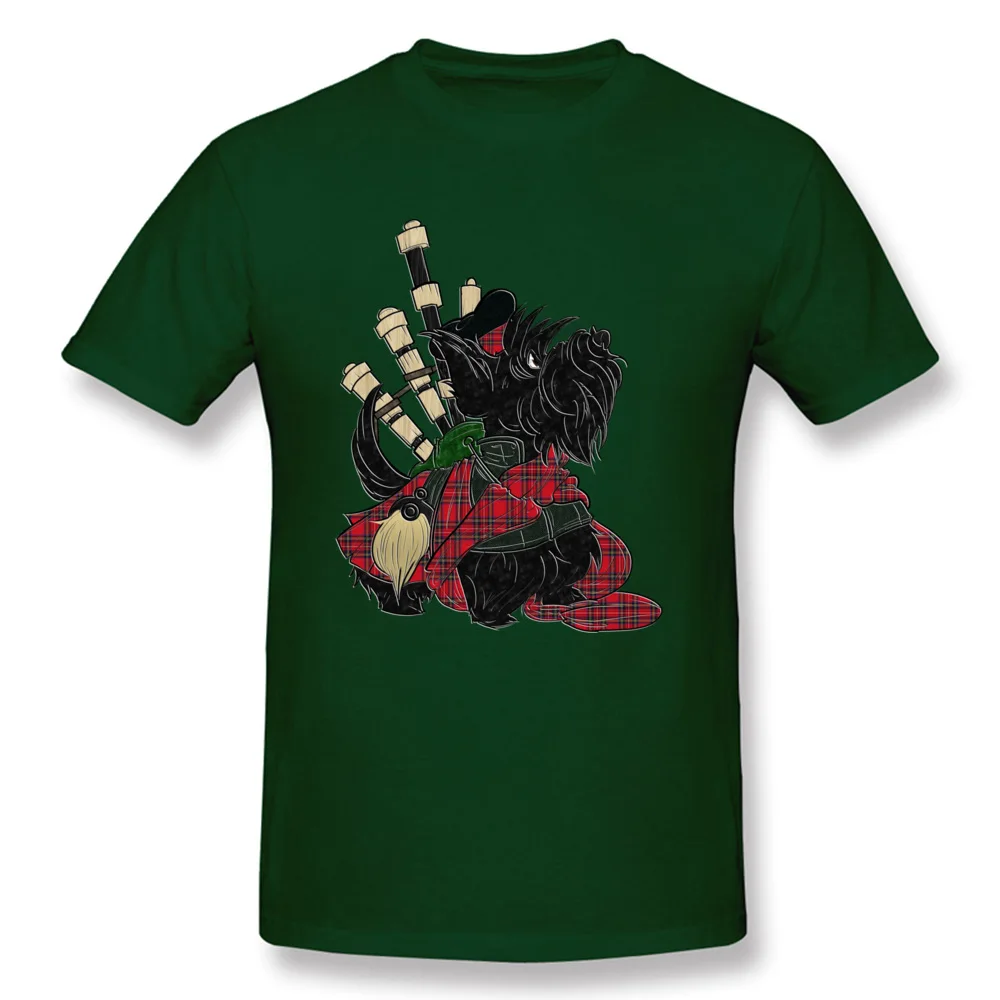 Cute Men T-shirts Round Collar Short Sleeve Pure Cotton Scottie Piper Tops & Tees Funny Tops Tees Drop Shipping Scottie Piper dark