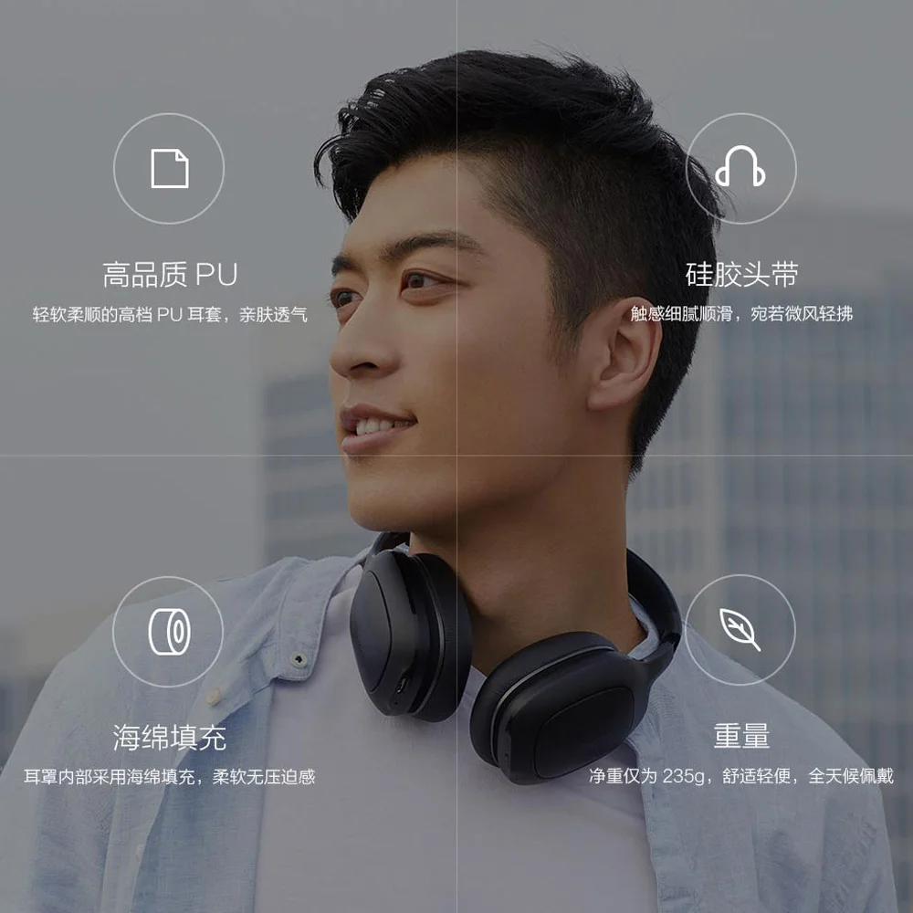 Оригинальные беспроводные наушники Xiaomi Mi Bluetooth версии 4 1 aptX 40 мм динамическая