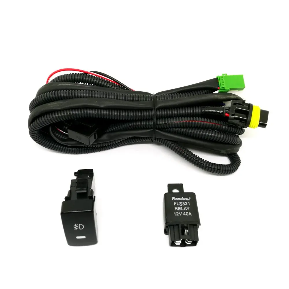 Dreamseek Relay Wiring Harness Switch H11 For Honda Civic ... 2002 honda civic wiring harness 