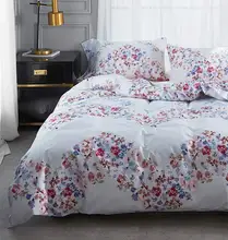 Vintage flower bedding set adult,full queen king romantic cute floral 60s cotton home textile bed sheet pillow case quilt cover