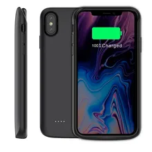 Для iphone X Xr Xs XS Max чехол для аккумулятора 6000 мАч Внешнее зарядное устройство запасная крышка корпус Поддержка проводной гарнитуры