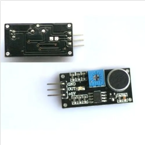 Горячая модуль обнаружения датчика звука LM393 чип электретный микрофон для Arduino