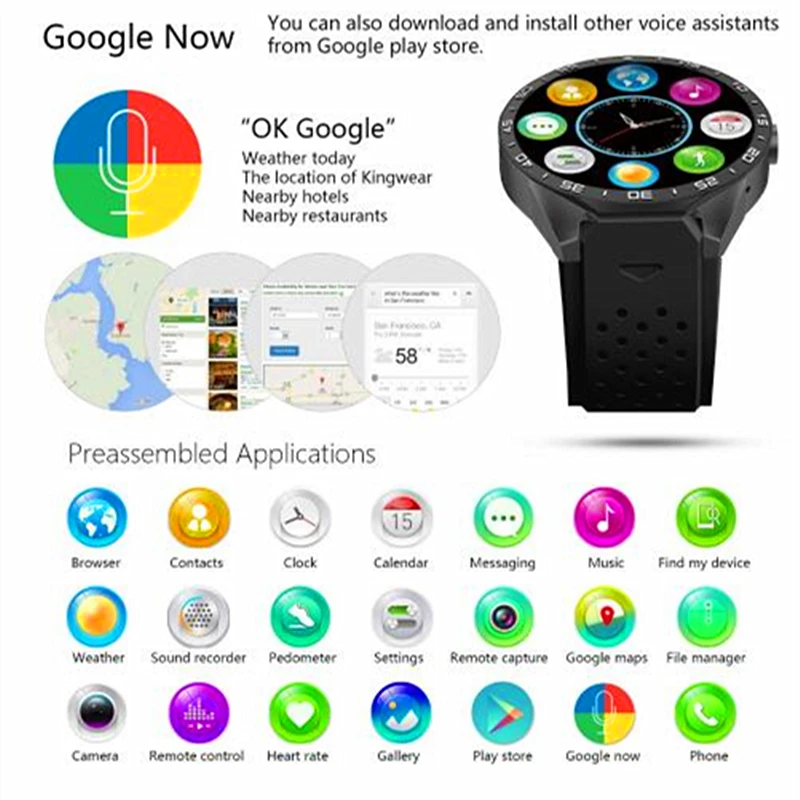 Original KW88 Smart Watch 1.39 Inch MTK6580 Quad Core 1.3GHZ Android 5.1 3G Smart Watch 400mAh 2.0 Mega Pixel Heart Rate Monitor Original KW88 Smart Watch 1.39 Inch MTK6580 Quad Core 1.3GHZ Android 5.1 3G Smart Watch 400mAh 2.0 Mega Pixel Heart Rate Monitor