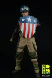 Горячие Рисунок Игрушки AFS A011 1/6 Капитан Америка Вторая мировая война версии костюм без головы без тела дешевые стоимость доставки