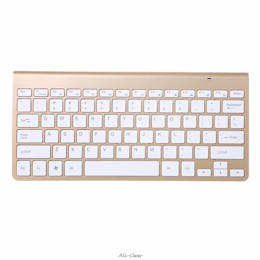 

Portable Mute Keys Keyboards Ultra Slim 2.4G Wireless Keyboard With USB Receiver for Mac Win XP 7 10 Vista Android TV Box #