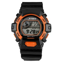 Модные мужские уличные спортивные секундомеры Подсветка Будильник цифровые наручные часы подарок