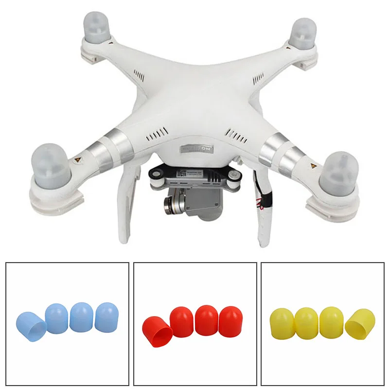 4pcs Motor Protection Covers Silicone Protective Shock-proof For DJI Phantom 4 PRO /3 High Quality | Игрушки и хобби