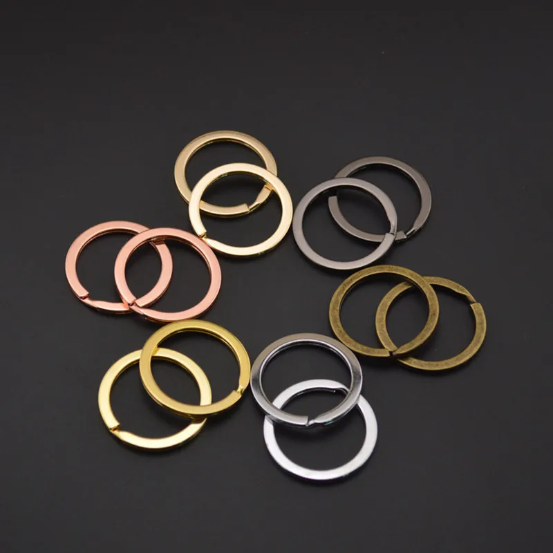 

Hot Sale Very Low Prices 1Pcs Key Chains 25-28mm Metal Key Holder Split Rings Unisex Keyring Keychain Keyfob Accessories