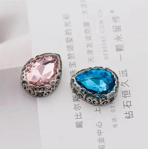 10x14mm,13x18mm Teardrop Glass Sew On Rhinestones with Silver Nest Claw Drop Glass Crystal For Clothes Garment 10x14mm,13x18mm Teardrop Glass Sew On Rhinestones with Silver Nest Claw Drop Glass Crystal For Clothes Garment