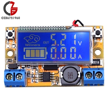 

DC-DC Step-Down Power Supply Buck Power Converter Dual Display Adjustable Step Down Voltage Regulator Module 5V 12V Case DIY Kit