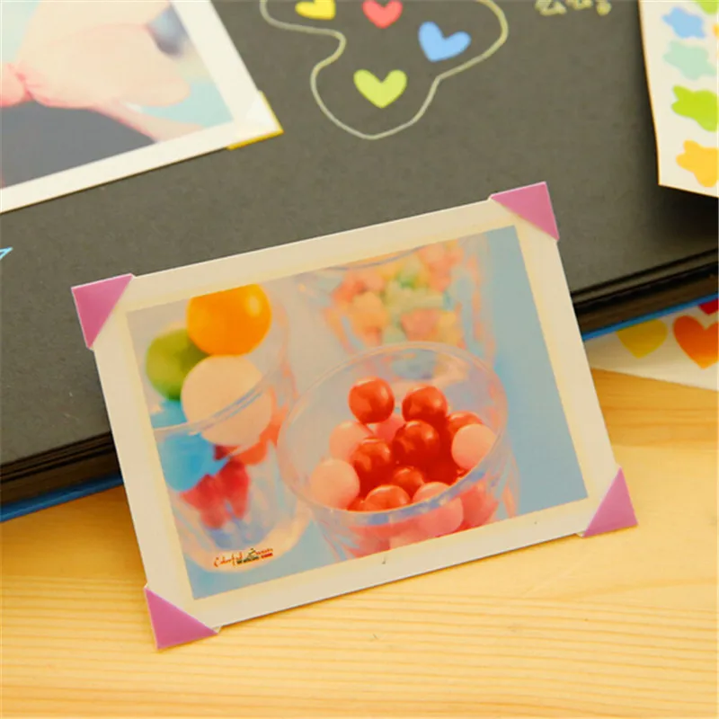 Corner Stickers 102Pcs DIY Photo Album Scrapbook PVC Paper Frame Picture corner stickers