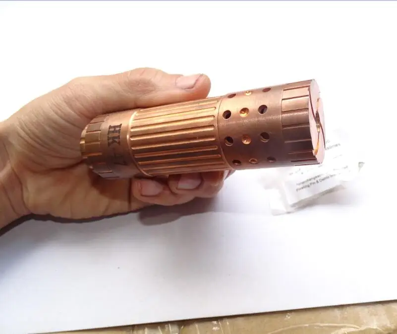 pure copper 26650 mechanical mod HK47 mod pure copper 26650 mechanical mod HK47 mod