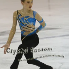 Лидер продаж, детское платье для соревнований по фигурному катанию на заказ, красивые новые брендовые модные платья для фигурного катания DR2815